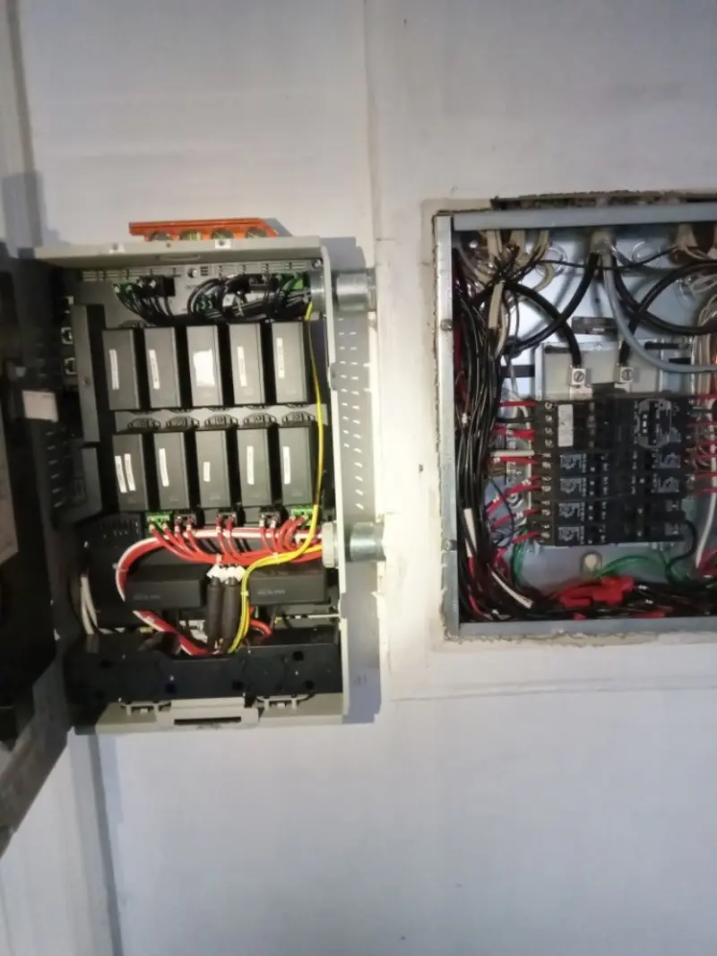 Electrical panel upgrade completed for Commercial Electrician Services in Castle Rock